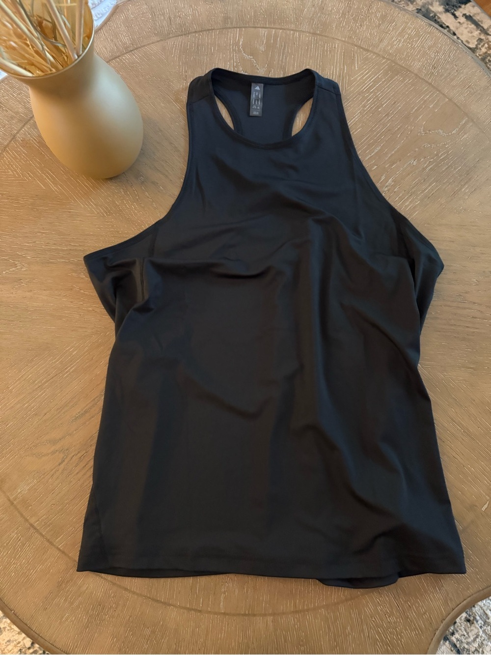 adidas Black Racerback Performance Tank